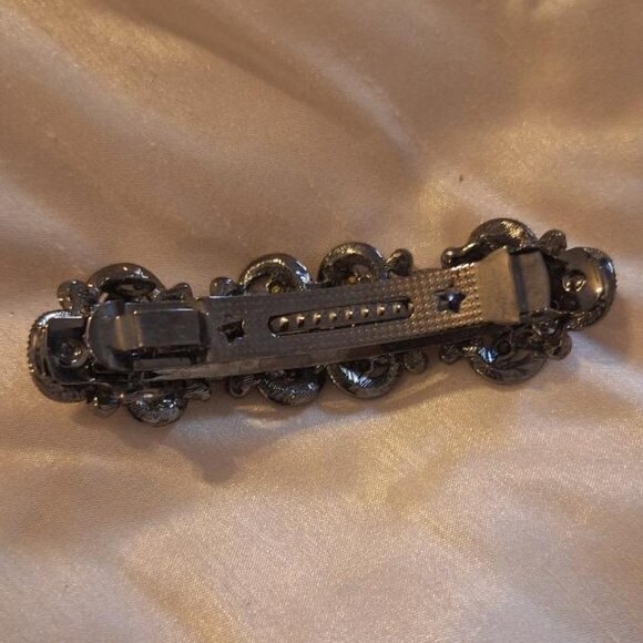 Amber Crystal Barrette - Picture 2 of 2